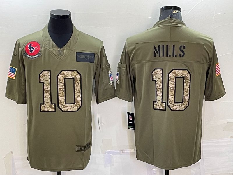 Men Houston Texans #10 Mills green camo Vapor Untouchable Limited NFL Jerseys->chicago bears->NFL Jersey